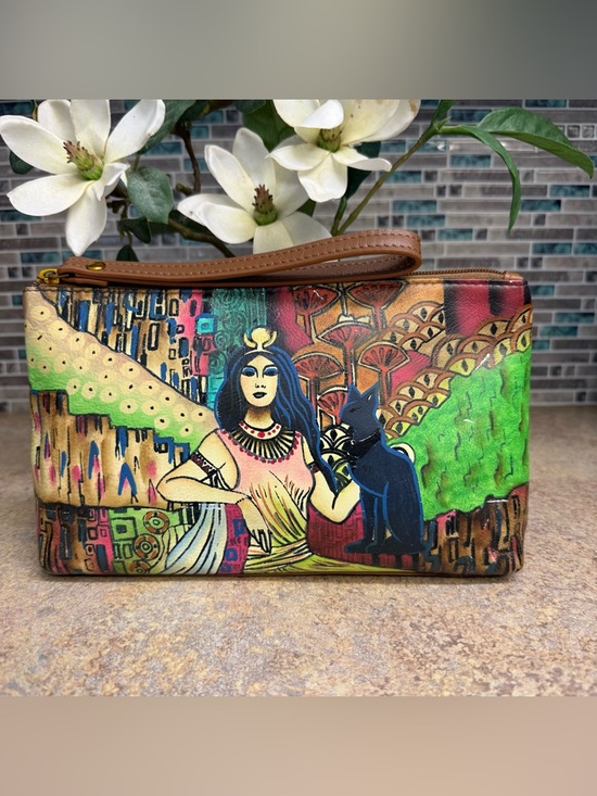 Sharif Handbags - Sharif 1827 Cleopatra Egyptian Goddess wristlet